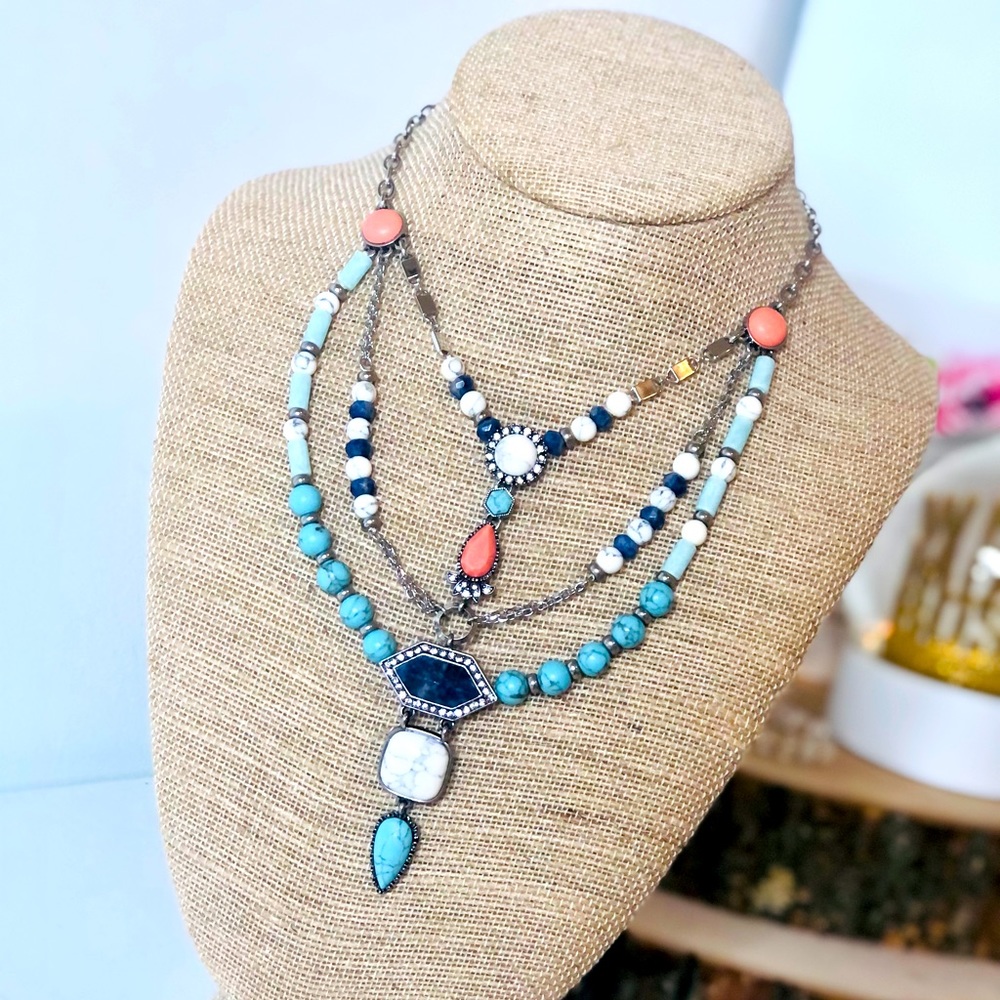 Chloe + Isabel Turkish delight multi row necklace